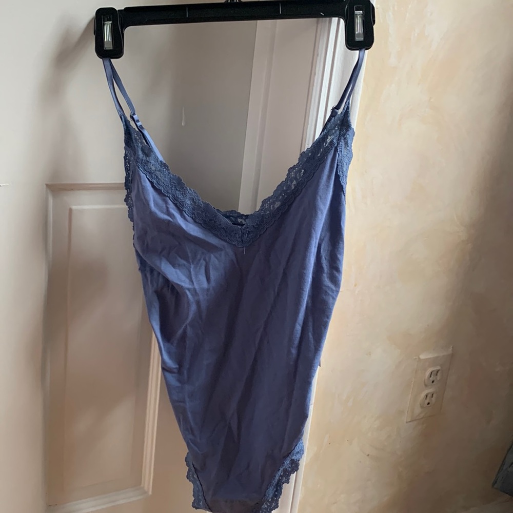 Hanky Panky NWT blue thong bodysuit size small